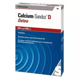 CALCIUM SANDOZ D Osteo 500 mg/1 000 IU purutabletit, 120 kpl