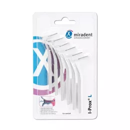Miradent InterDental Brush I-Prox L 0,6 mm valkoinen, 6 kpl