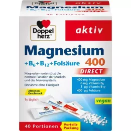 DOPPELHERZ Magnesium+B -vitamiineja DIRECT Pellets, 40 kpl