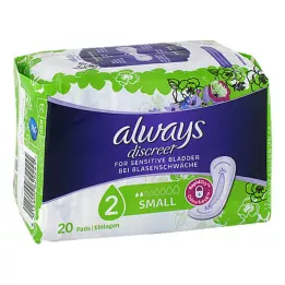ALWAYS huomaamaton inkontinenssisisäke pieni, 20 kpl