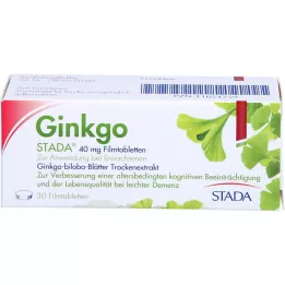 GINKGO STADA 40 mg kalvopäällystetyt tabletit, 30 kpl