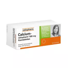 CALCIUM-RATIOPHARM 500 mg purutabletit, 100 kpl