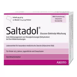 SALTADOL Elektrolyyttijauhe oraaliseen käyttöön, 12 kpl