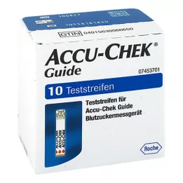 ACCU-CHEK Ohjaustestiliuskat, 1X10 kpl