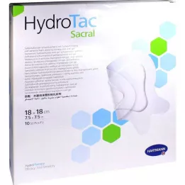 HYDROTAC Comfort sacral foam side 18x18 cm steriili, 10 kpl