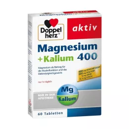 DOPPELHERZ Magnesium+Kalium-tabletit, 60 kpl