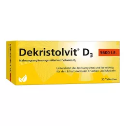 DEKRISTOLVIT D3 5 600 IU tabletit, 30 kpl