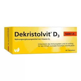 DEKRISTOLVIT D3 5 600 IU tabletit, 60 kpl