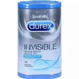 DUREX näkymättömät kondomit, 12 kpl
