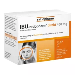 IBU-RATIOPHARM suora 400 mg jauhe oraaliseen käyttöön, 20 kpl