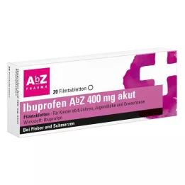 IBUPROFEN AbZ 400 mg akuutit kalvopäällysteiset tabletit, 20 kpl