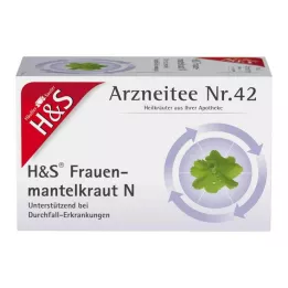 H&amp;S Ladys Mantle Herb N -suodatinpussit, 20x1,0 g