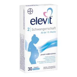 ELEVIT 2 Pehmeää raskauskapselia, 30 kpl