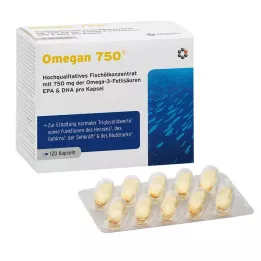 OMEGAN 750 pehmeää kapselia, 120 kpl
