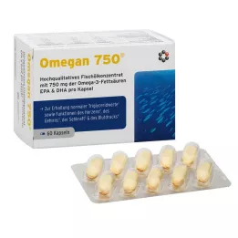 OMEGAN 750 pehmeää kapselia, 60 kpl