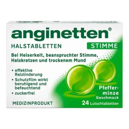 Anginetten Voice -imeskelytabletit, 24 tablettia