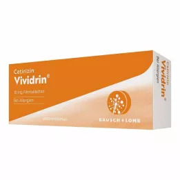 CETIRIZIN Vividrin 10 mg kalvopäällysteiset tabletit, 20 kpl