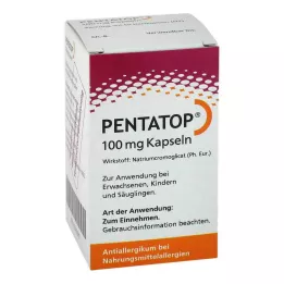 PENTATOP 100 mg kapselit, kovat kapselit, 50 kpl