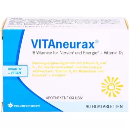 Vitaleurax B-vitamiinit + D3-vitamiini kalvopäällysteiset tabletit, 90 kpl