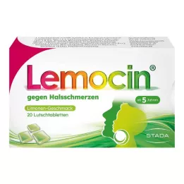 LEMOCIN kurkkukipua vastaan imeskelytabletit, 20 kpl