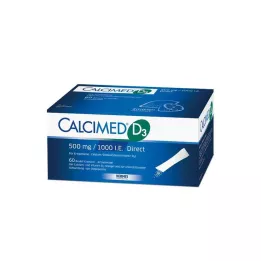 CALCIMED D3 500 mg/1000 I.E. Direct Granules, 60 kpl
