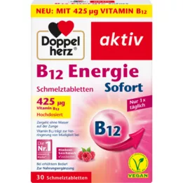 DOPPELHERZ B12 Energy heti ohut tabletit, 30 kpl