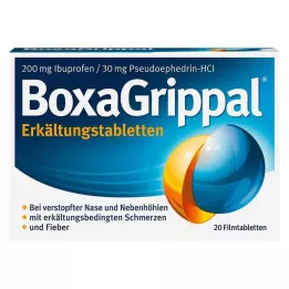 BOXAGRIPPAL Kylmätabletit 200 mg/30 mg FTA, 20 kpl