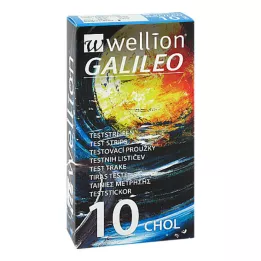 WELLION GALILEO Kolesterolitestiliuskat, 10 kpl