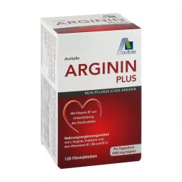 ARGININ PLUS B1+B6+B12+Foolihappokalvopäällysteiset tabletit, 120 kpl