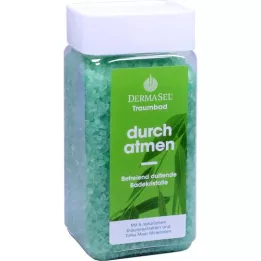 Dermasel Kuolleenmeren kylpysuola hengittää, 520 g