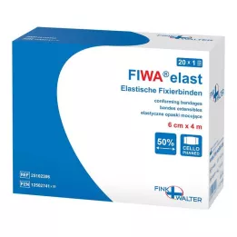 FIXIERBINDE elastinen 6 cmx4 m sellofaani, 1 kpl