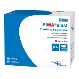 FIXIERBINDE elastinen 10 cmx4 m sellofaani, 1 kpl