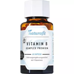 NATURAFIT B-vitamiinikompleksi premium-kapselit, 60 kpl