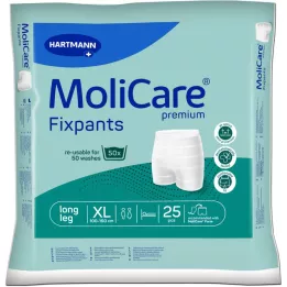 MOLICARE Premium Fixpants Pitkä jalka Gr.XL, 25 kpl