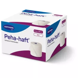 PEHA-HAFT kiinnitysside lateksiton 6 cmx20 m, 8 kpl