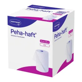 Peha-Haft kiinnitysside lateksiton 10 cmx20 m, 8 kpl