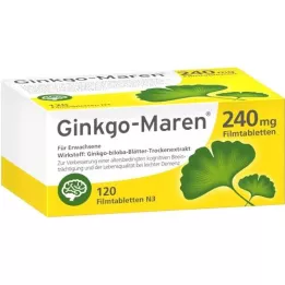 GINKGO-MAREN 240 mg kalvopäällystetyt tabletit, 120 kpl
