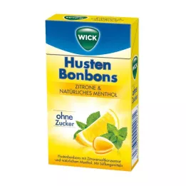 Wick Lemon &amp; Nat ja luonnon Mentoli ilman sokeria, 46 g