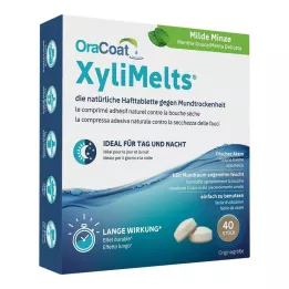 ORACOAT XyliMelts liimatabletit mieto minttu, 40 kpl