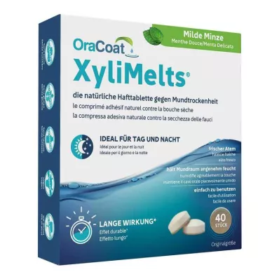 ORACOAT XyliMelts liimatabletit mieto minttu, 40 kpl