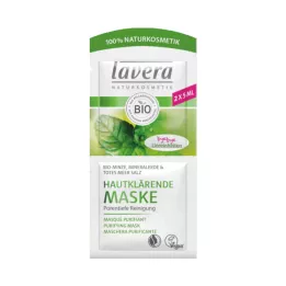 LAVERA ihoa kirkastava naamio minttu, 2X5 ml
