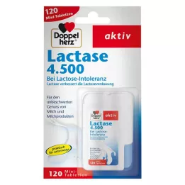 DOPPELHERZ Laktaasi 4 500 tablettia, 120 kpl