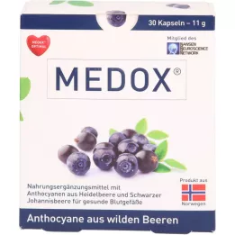 Medox antosyymanit, jotka on valmistettu luonnonvaraisista marjoista kapseleista, 30 kpl