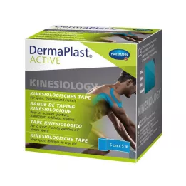 DERMAPLAST Active Kinesiology Teippi 5 cmx5 m sininen, 1 kpl