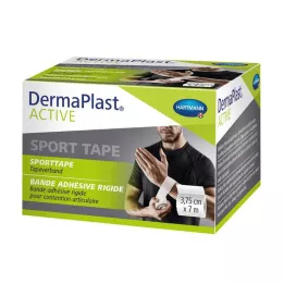 DERMAPLAST Active Sport Tape 3,75 cm x 7 m valkoinen, 1 kpl