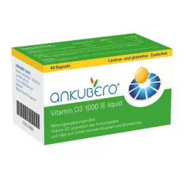 Ankubero D3 1000 ts. Kapselit, 60 kpl