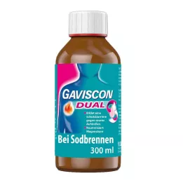 GAVISCON Dual 500mg/213mg/325mg oraalisuspensio, 300 ml