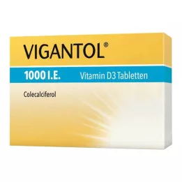 VIGANTOL 1 000 IU D3-vitamiinitabletit, 100 kpl
