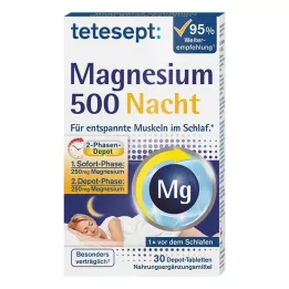 TETESEPT Magnesium 500 Yötabletit, 30 kpl