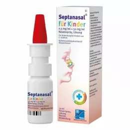 SEPTANASAL lapsille 0,5 mg/ml + 50 mg/ml nenäperäpuikko, 10 ml